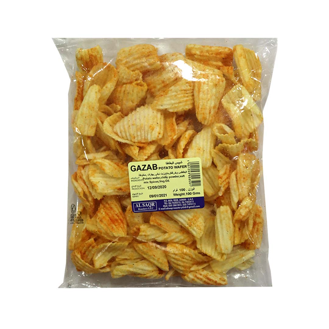 GAZAB POTATO WAFER 100 GM