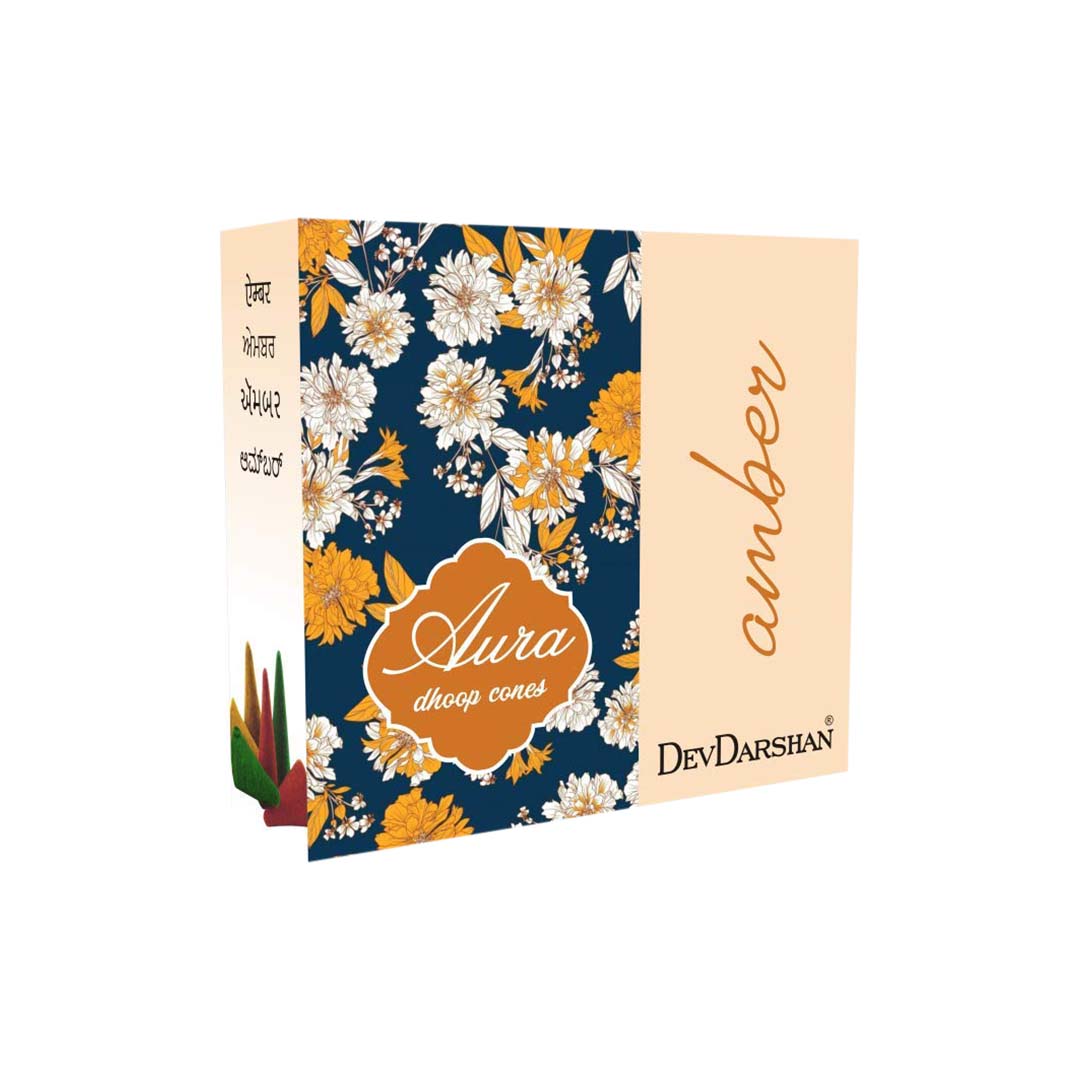 DEVDARSHAN AURA DHOOP CONES (AMBER)