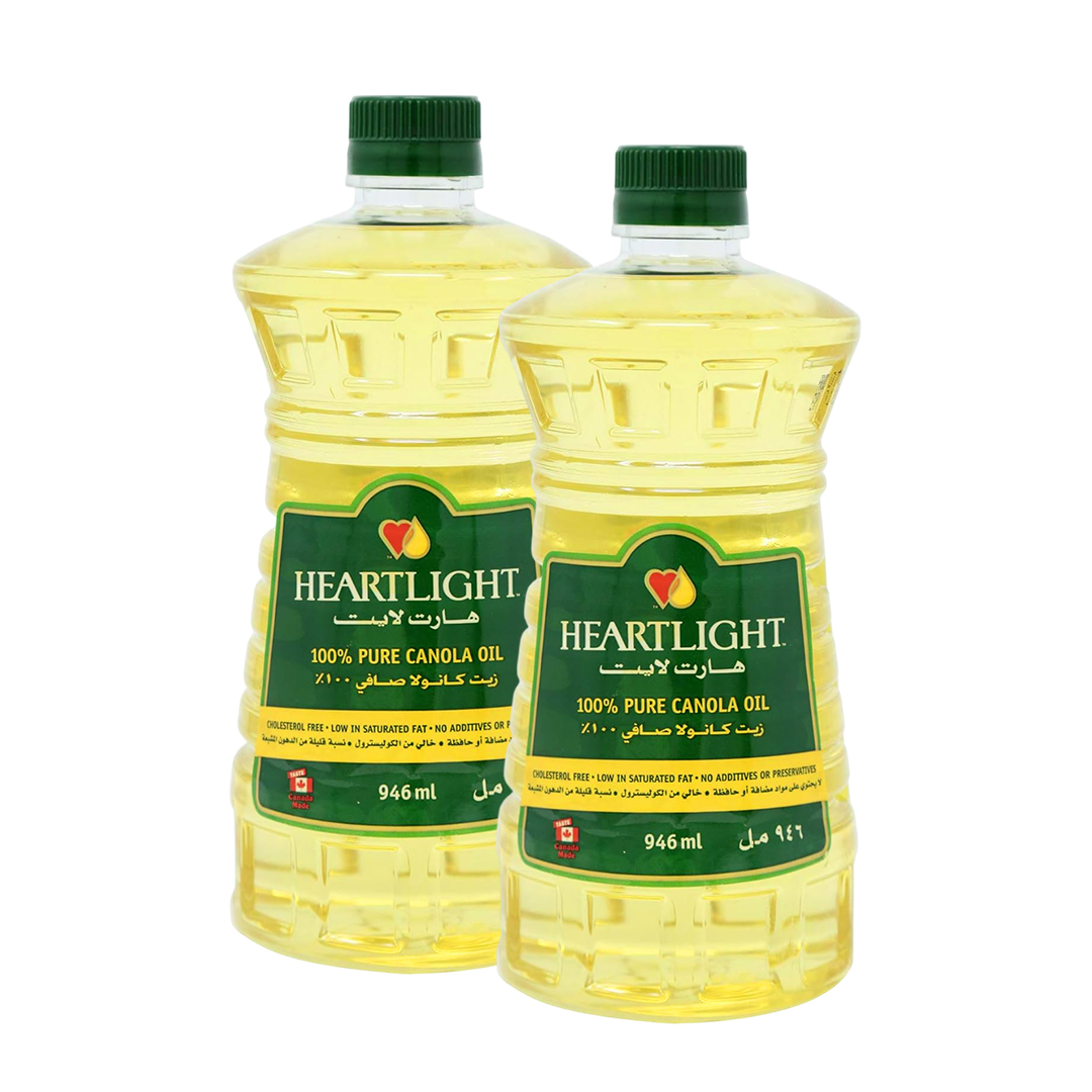 HEARTLIGHT CANOLA OIL 2X946ML