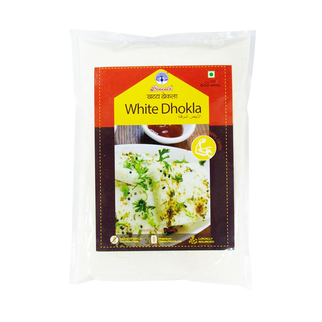 PEACOCK WHITE DHOKRA 500G