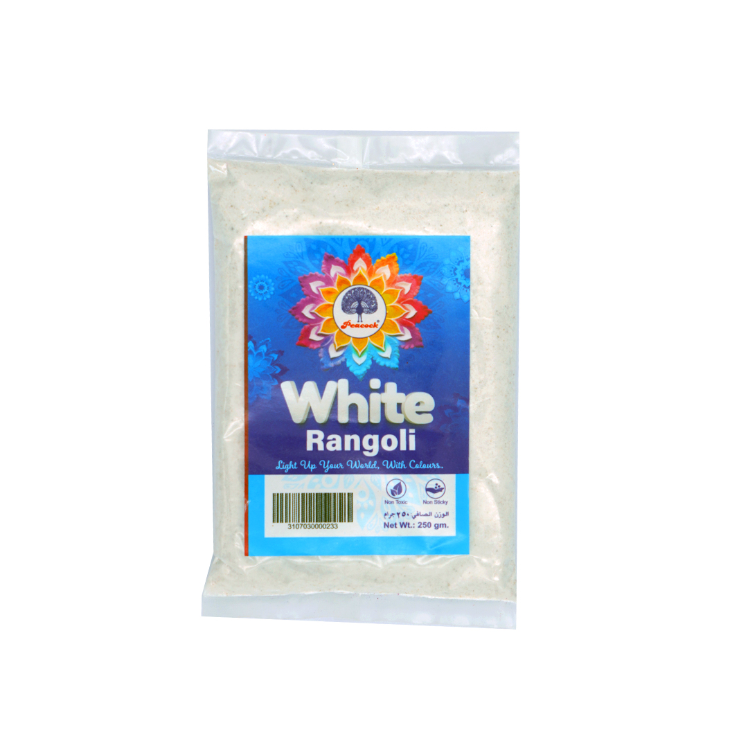 PCK WHITE RANGOLI 250G