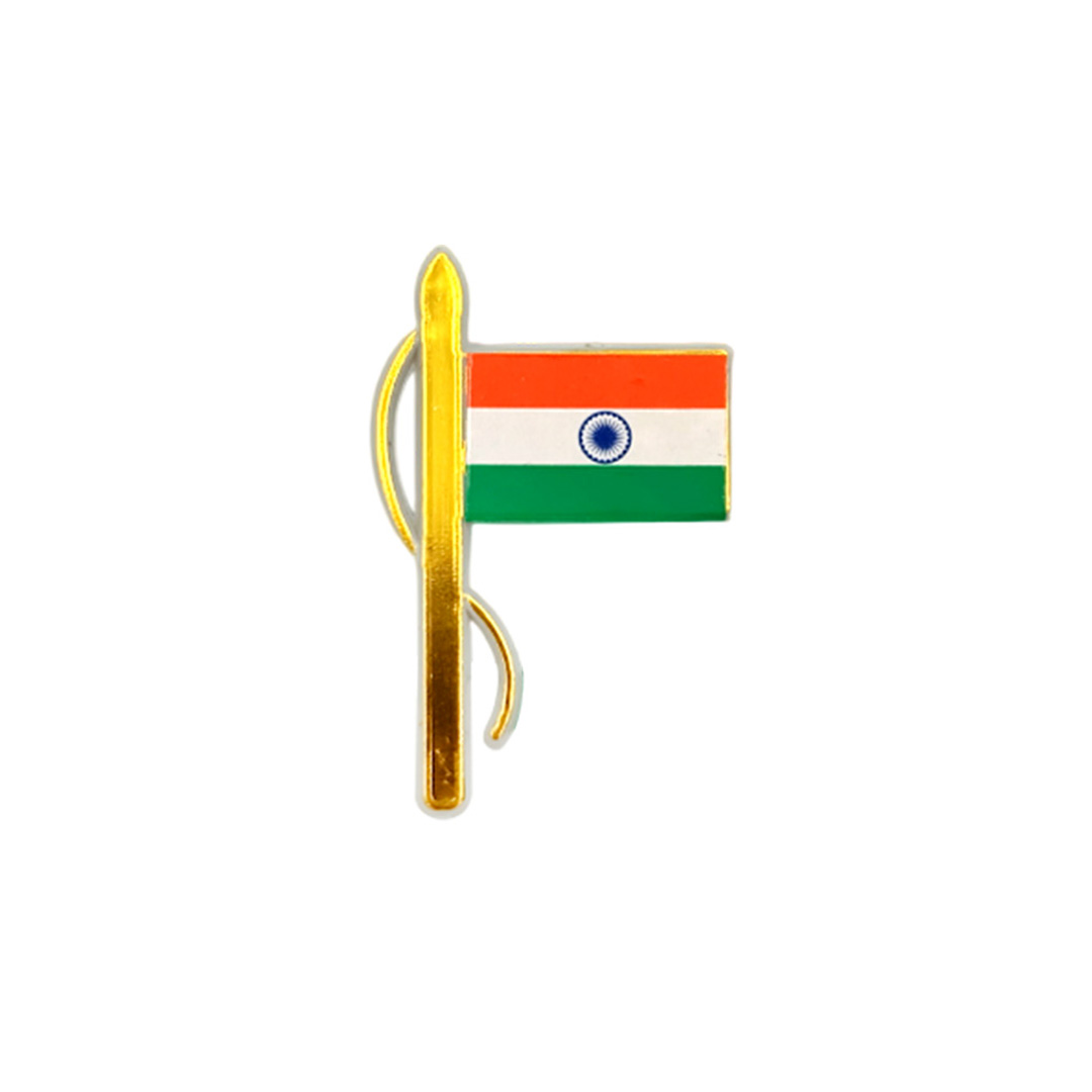 INDIA BADGE FLAG BIG