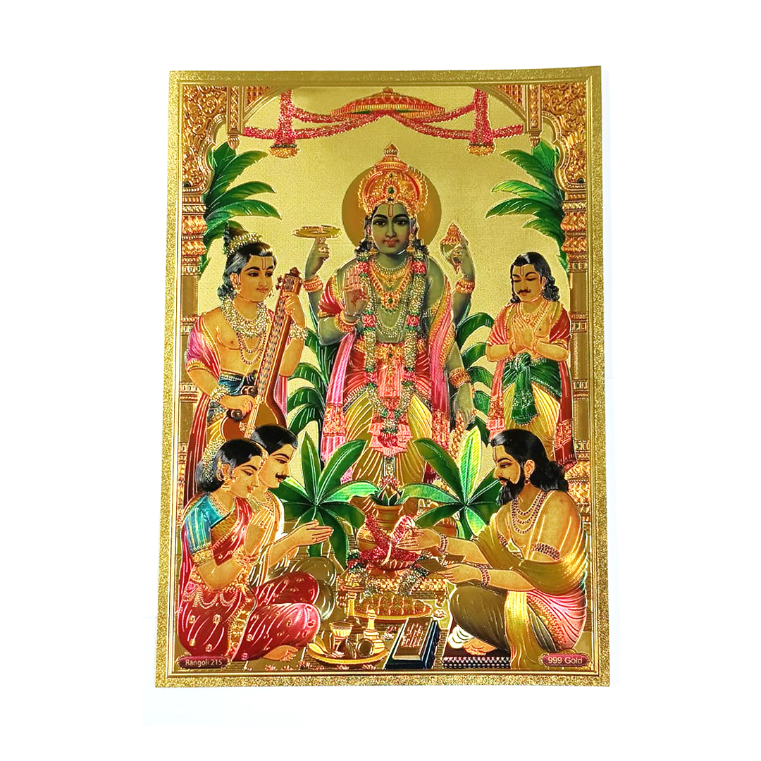 POOJA PHOTO SATYANARAYAN