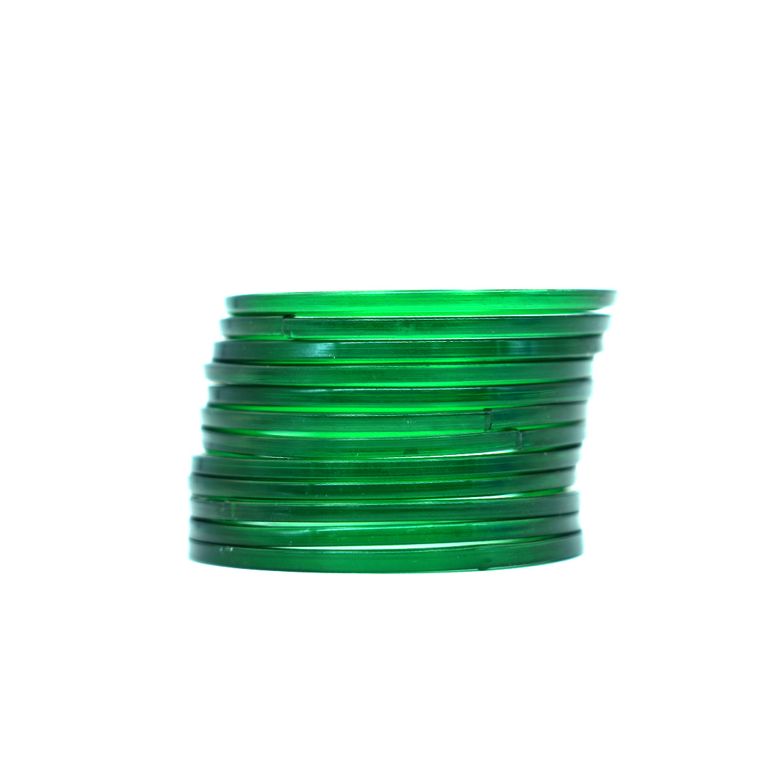 GLASS BANGELS GREEN 1DZN