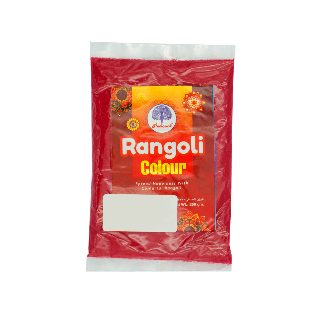 RANGOLI MIX COLOUR RED 200GM