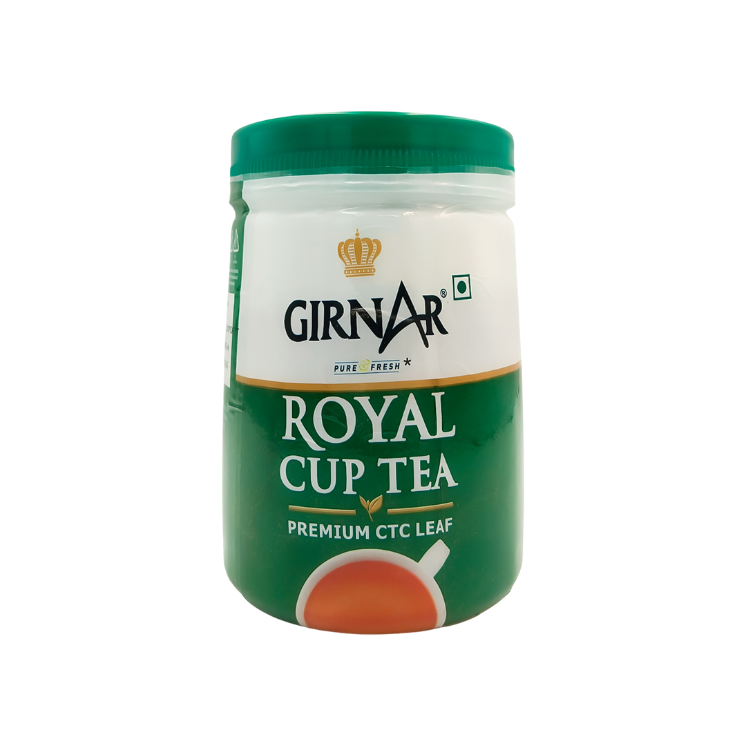 GIRNAR ROYAL CUP BLACK CTC TEA 225 G JAR PROMO