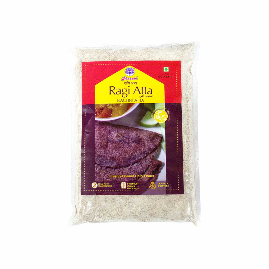 PEACOCK  RAGI ATTA 500GM