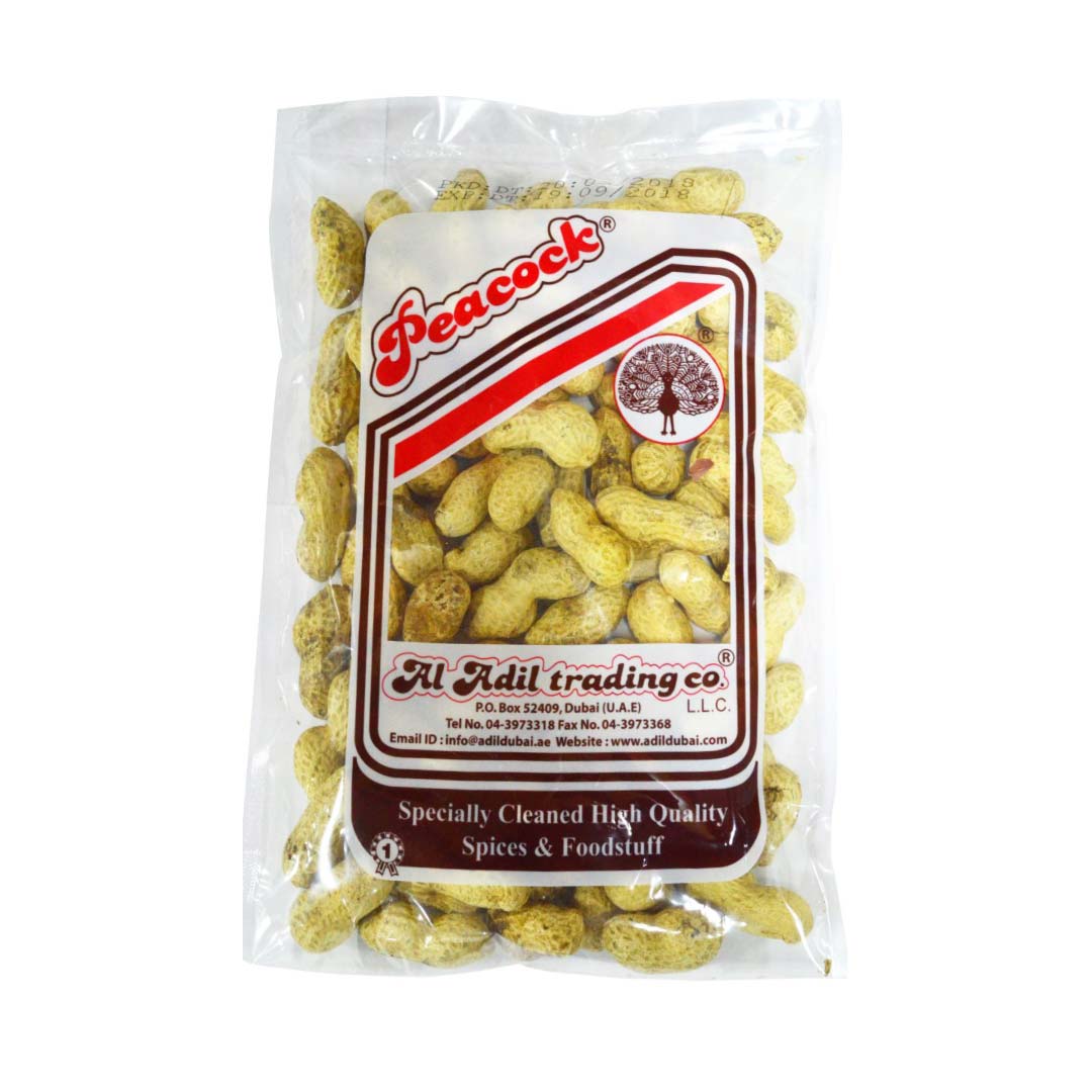 PCK PEANUTS WITH SHELL 200G