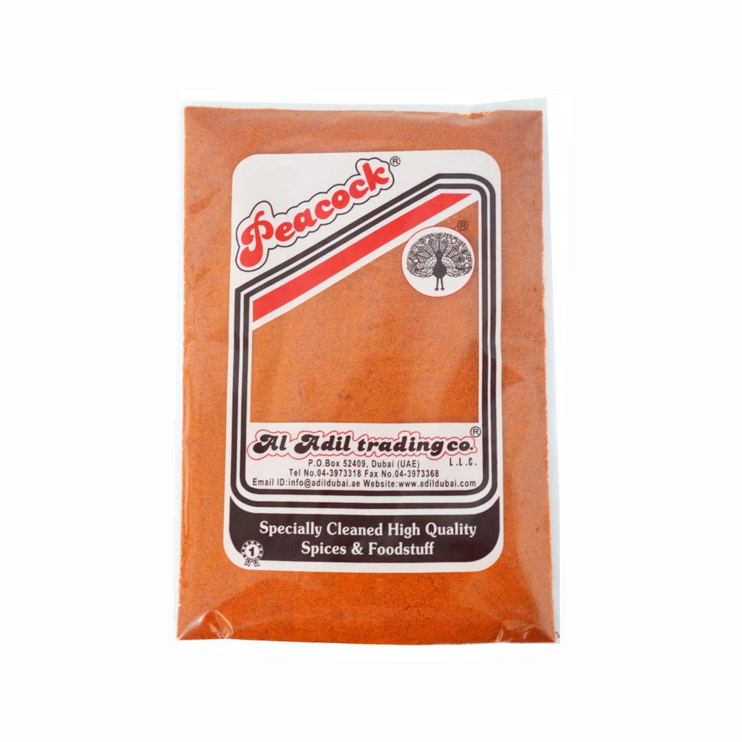 PEACOCK EXTRA HOT CHILY POWDER 500 GM