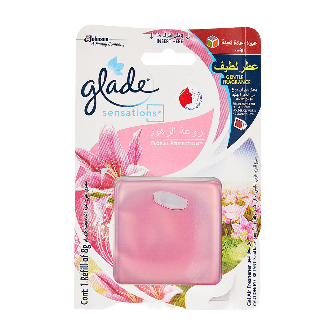 GLADE SENSATIONS REFILL FLORAL PERFECTION 8GM