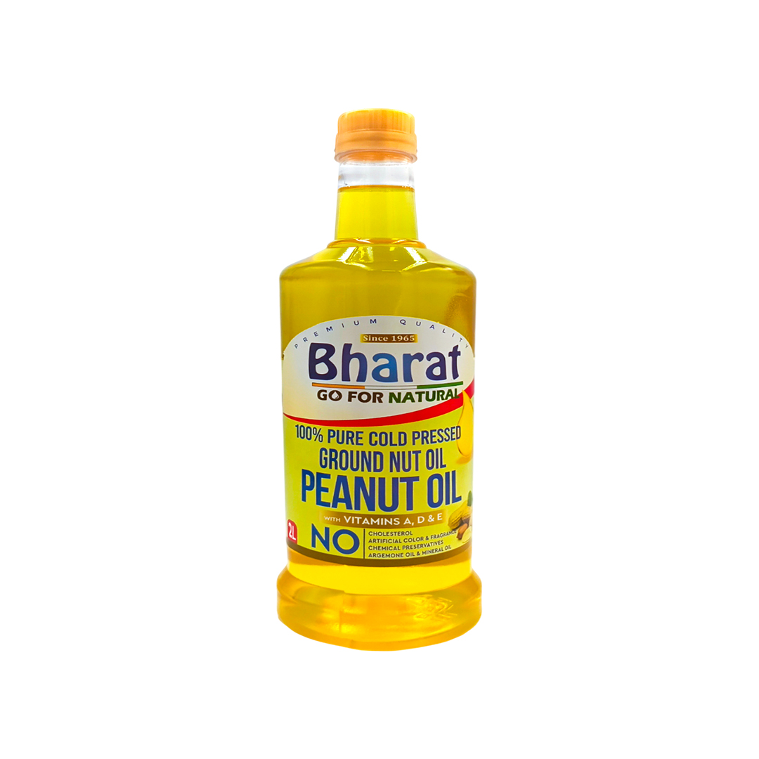 BHARAT COLD PRESSED GROUNDNUT OIL 2 LTR