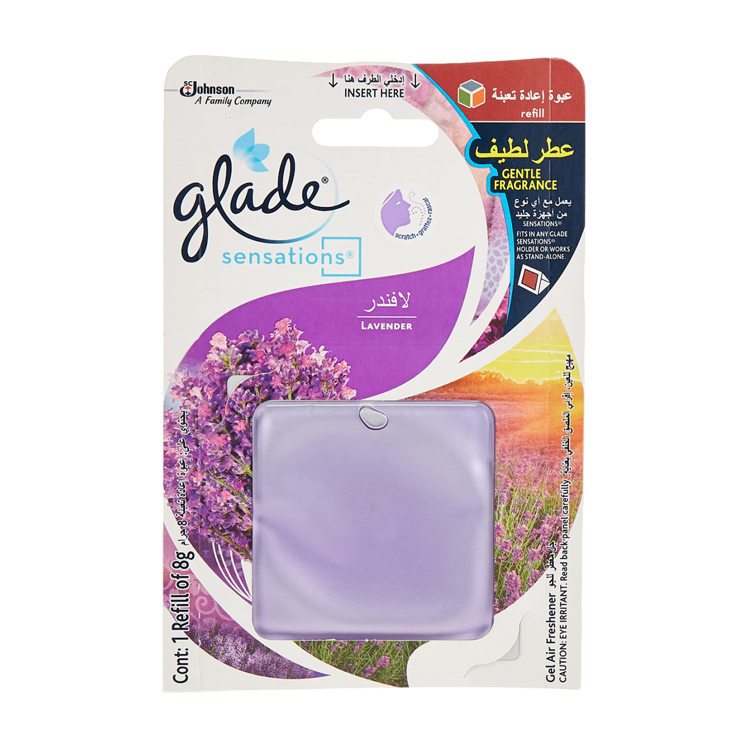 GLADE SENSATIONS REFILL LAVENDER 8GM