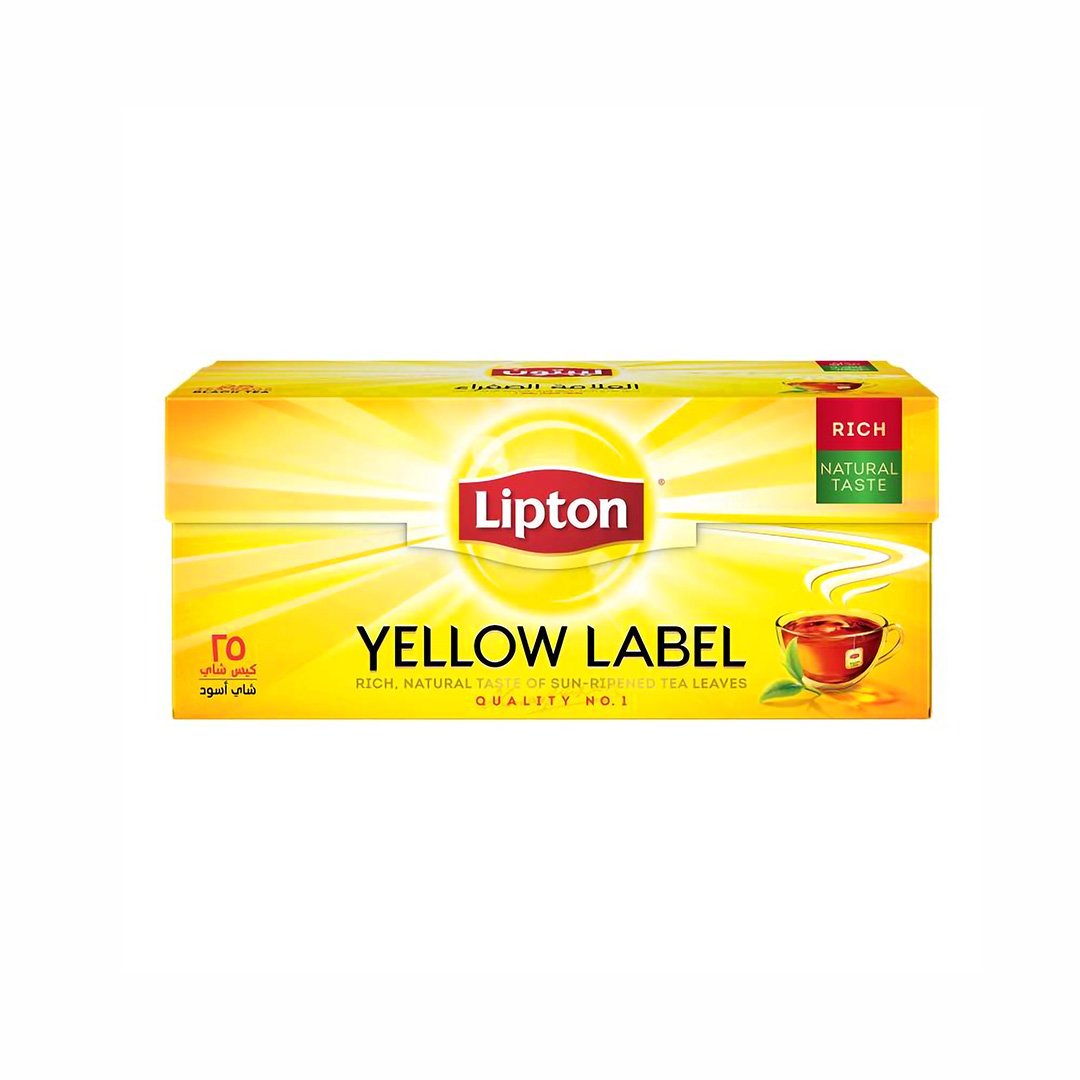 LIPTON YELLOW LABEL TEABAGS 25