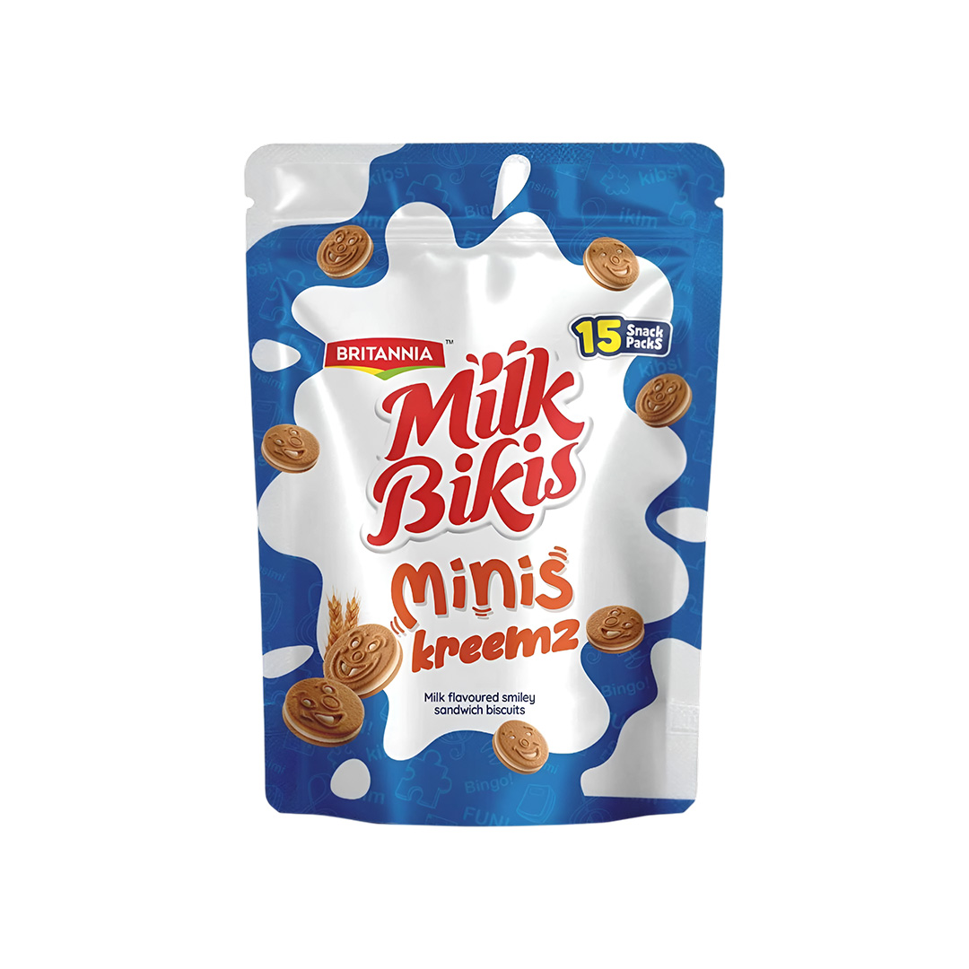 BRITANNIA MILK BIKIS MINIS KREEMZ BAG 200GM