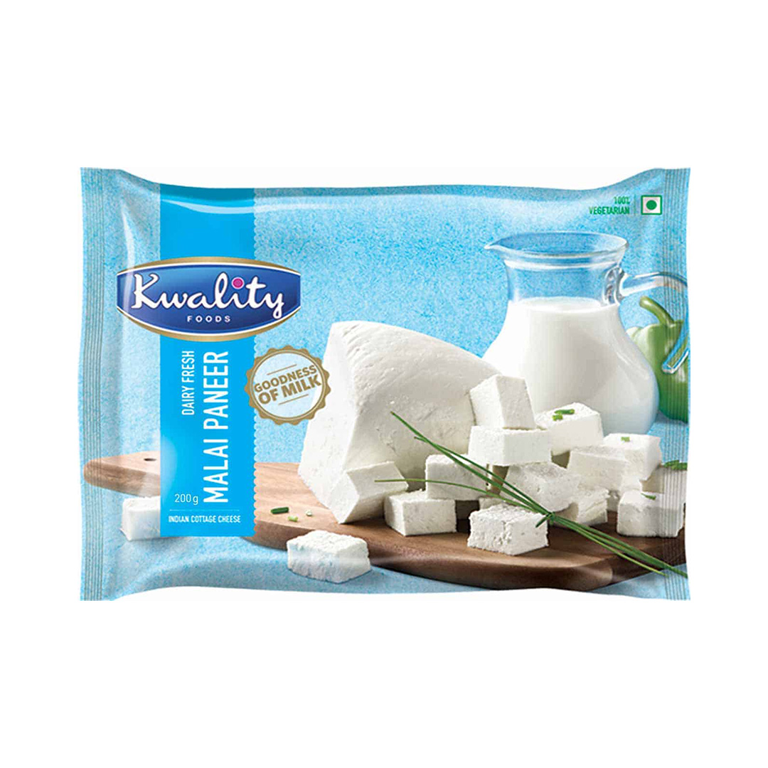 KWALITY MALAI PANEER CUBE 200GM