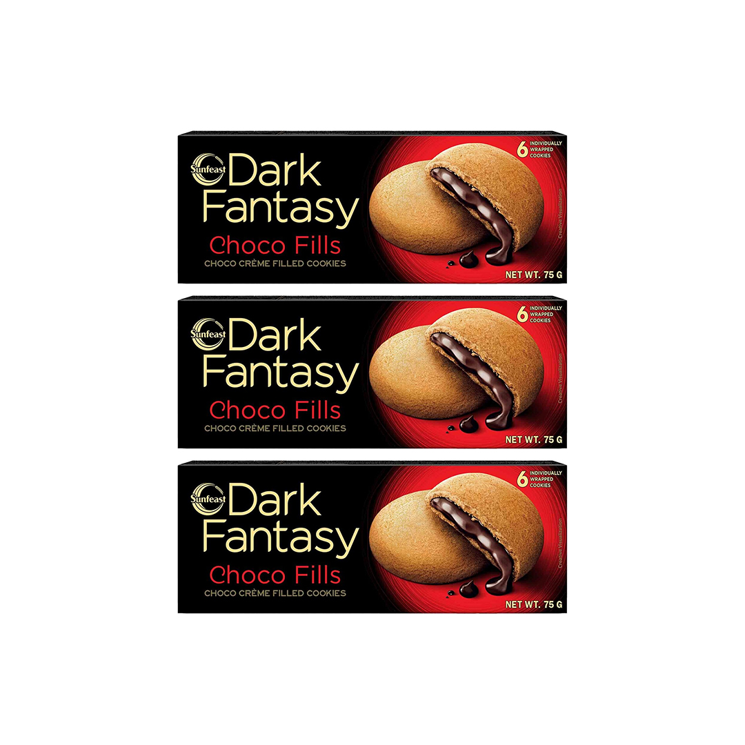 SUNFEAST DARK FANTASY CHOCO FILS 3X75G