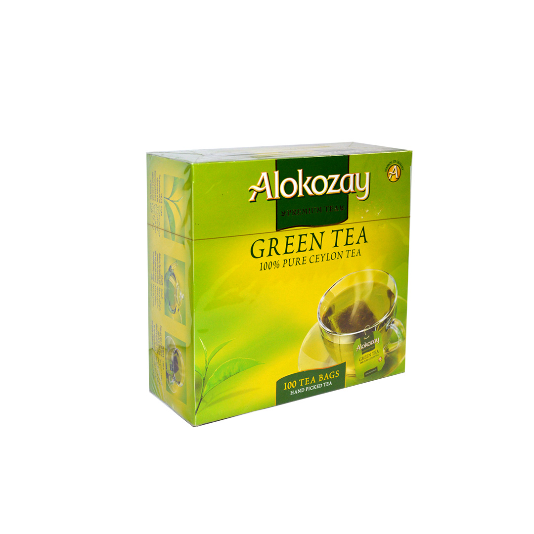 ALOKOZAY GREEN TEA BAG 100`S