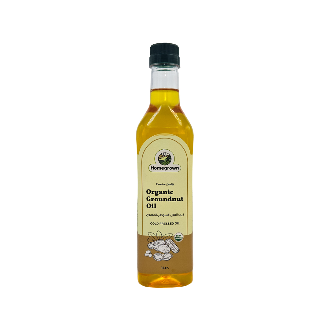 HOMEGROWN ORGANIC GROUNDNUT OIL 1LTR 