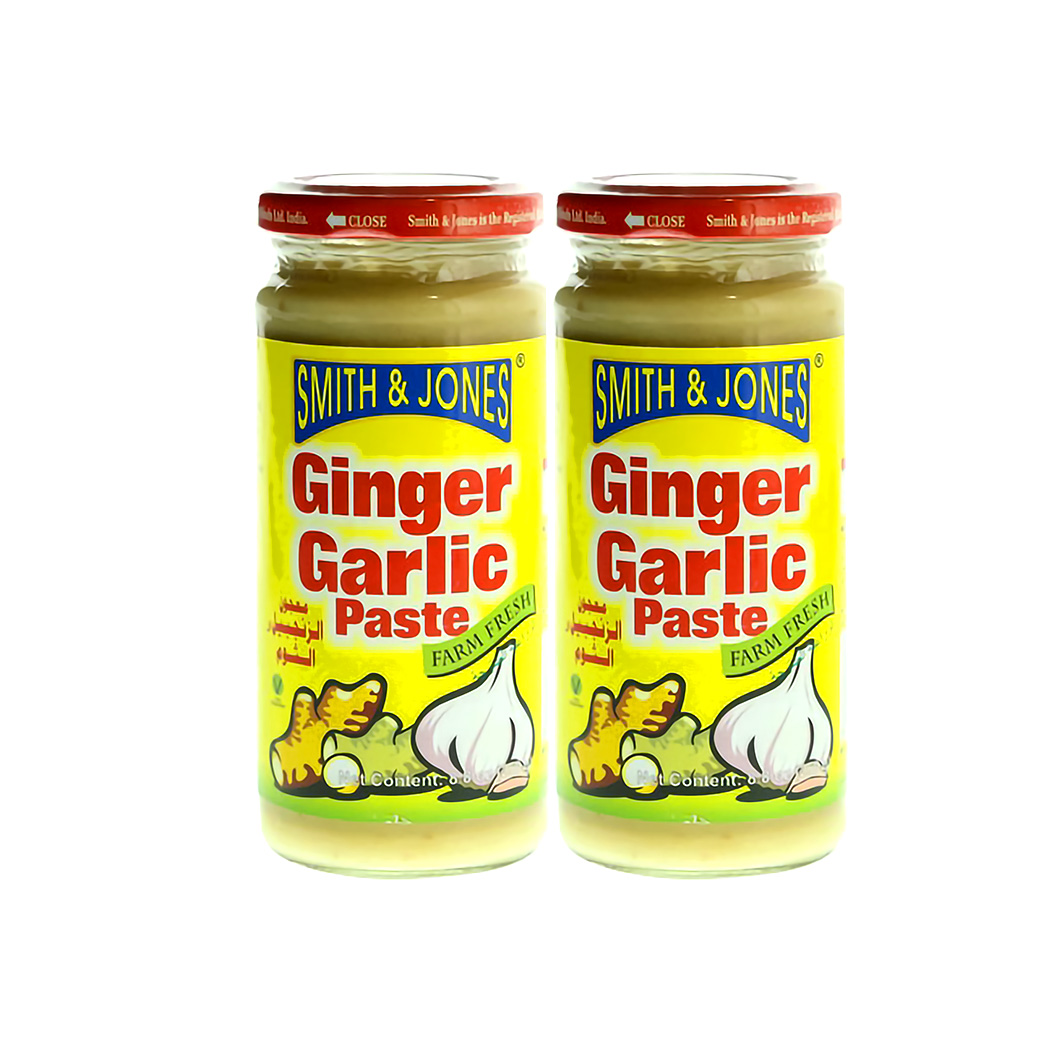 SMITH&JONES GINGER & GARLIC PASTE 250G VALUE PACK X 2