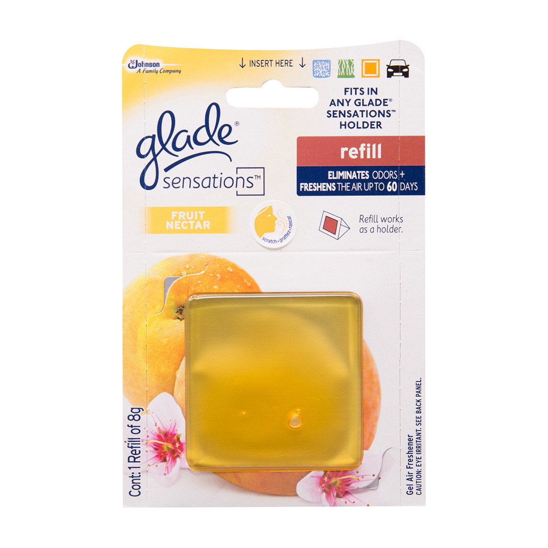 GLADE SENSATIONS REFILL FRUIT NECTAR 8GM