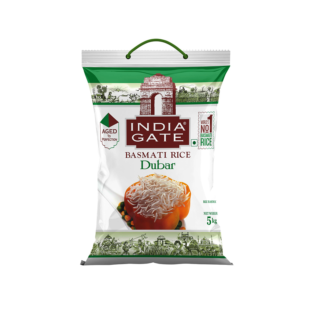 INDIAGATE DUBAR BASMATI RICE 5KG