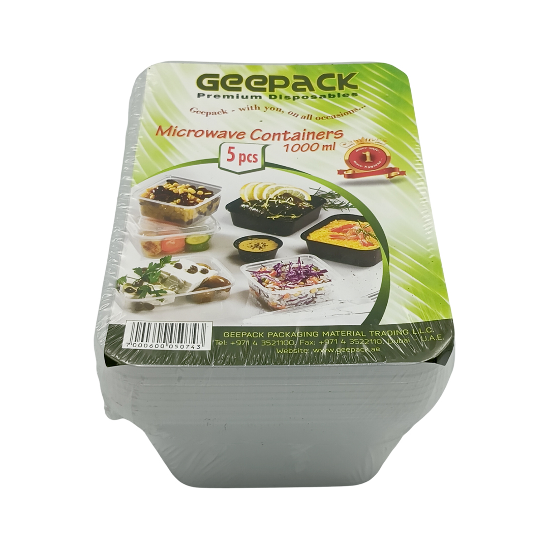 MICROWAVE CONTAINER 100ML-5PC