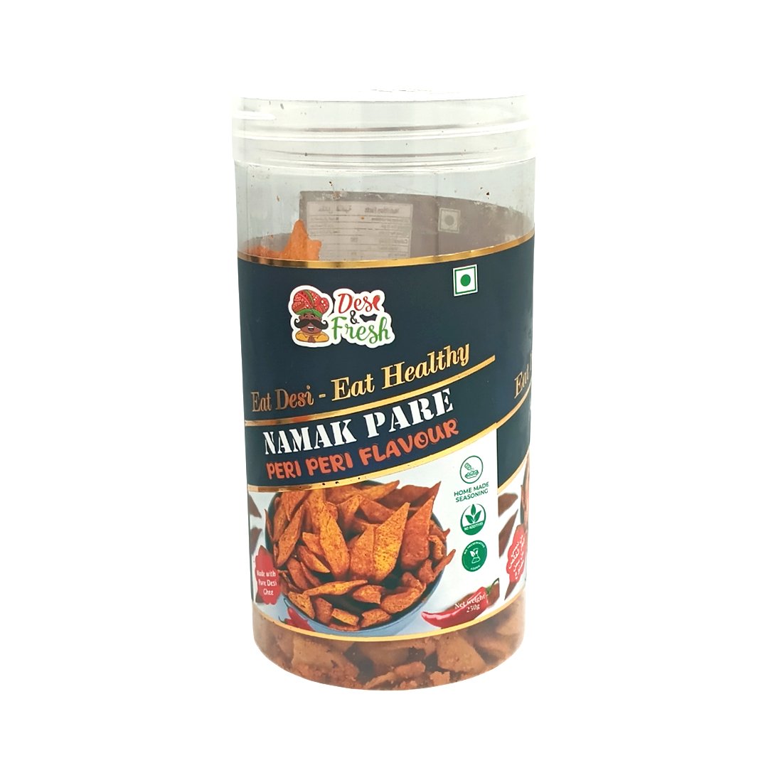 DESI FRESH NAMAK PARE PERI PERI FLAVOUR 250GM