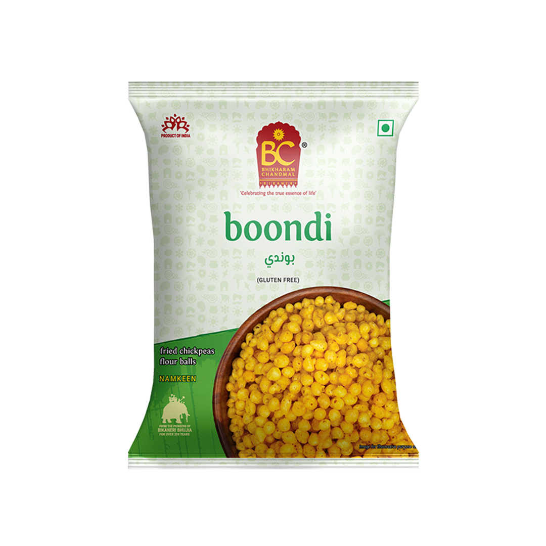 BHIKARAM CHANDMAL PLAIN BOONDI 180GM