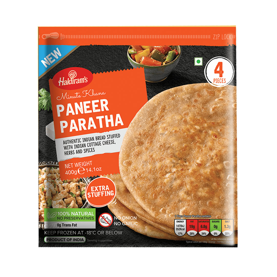 HALDIRAMS PANEER PARATHA 400G