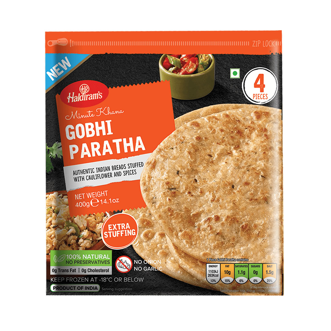 HALDIRAMS GOBI PARATHA 400G