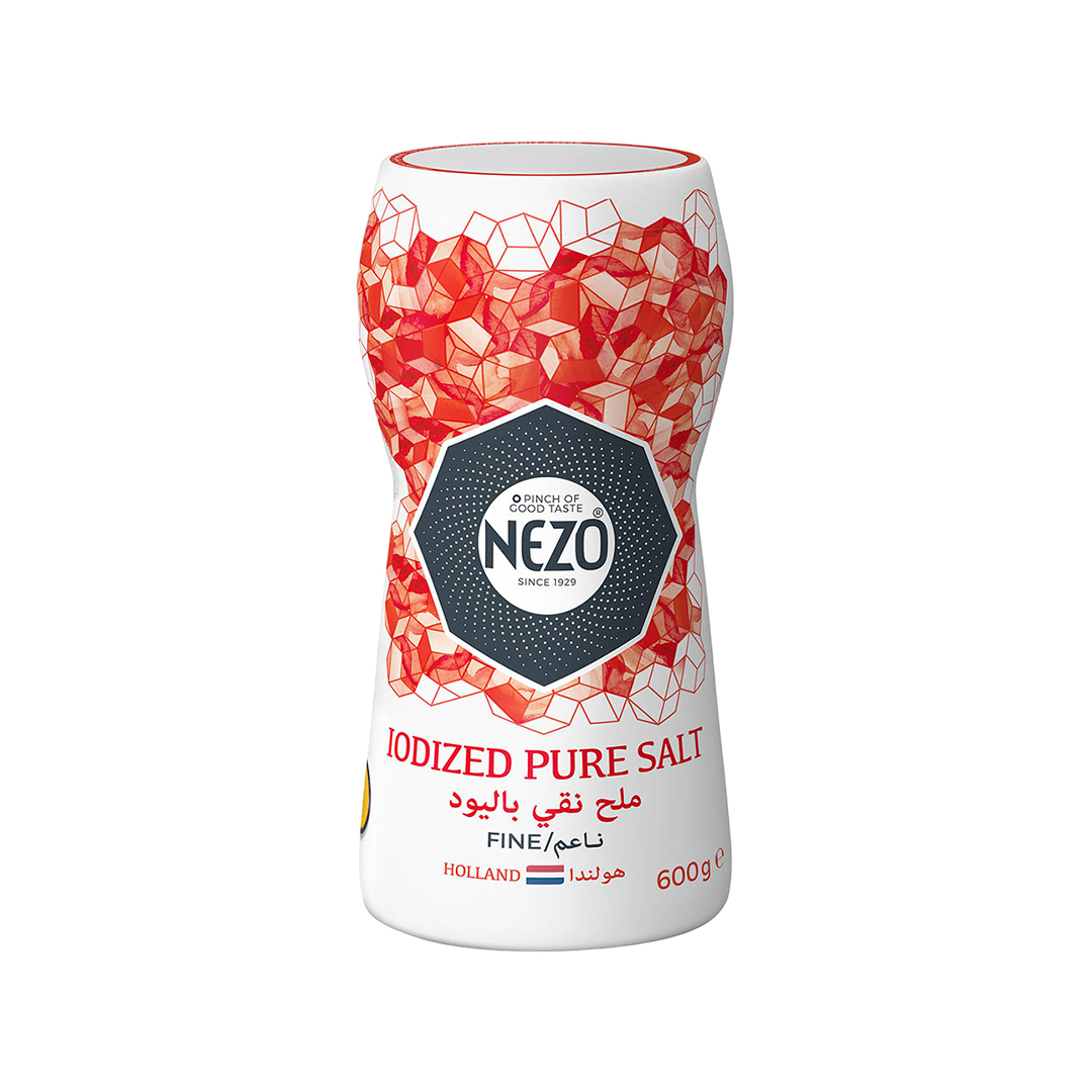 NEZO RED IODISED SALT BOTTLE 600GM