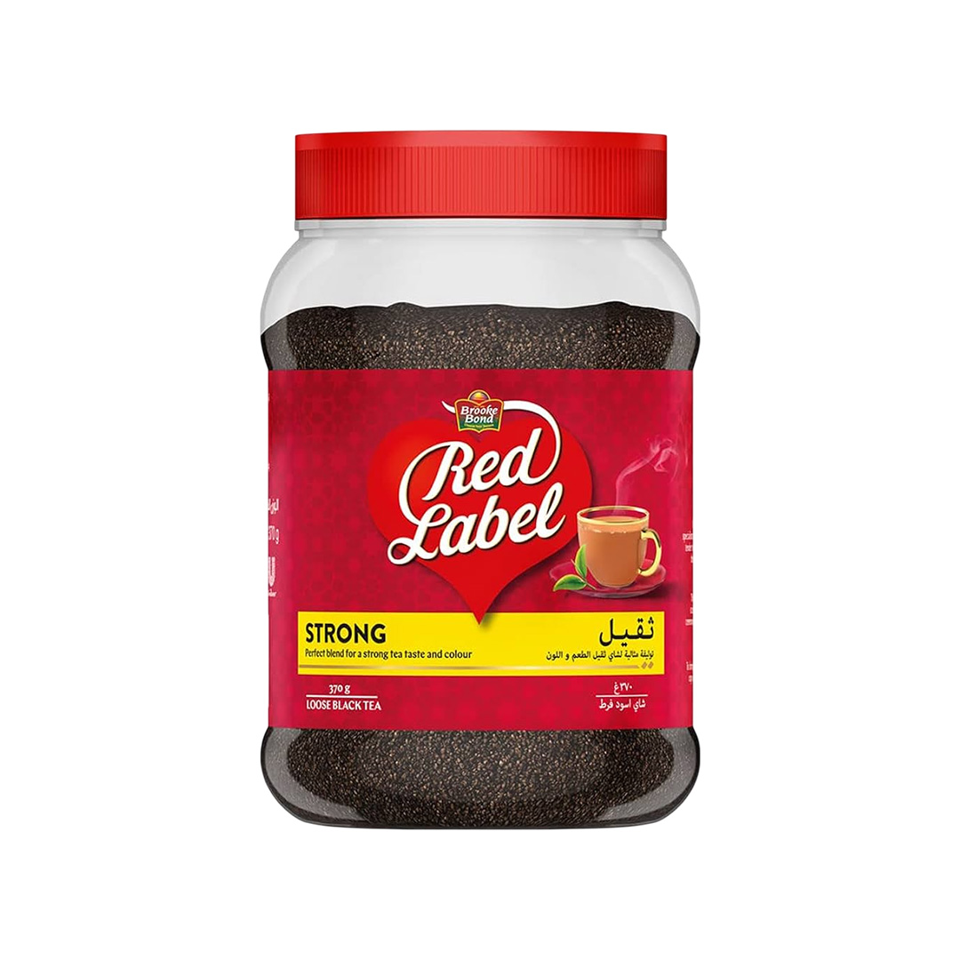 BROOKE BOND RED LABEL TEA JAR 370G U1