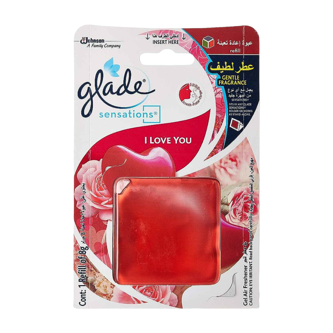 GLADE SENSATIONS REFILL I LOVE YOU 8GM