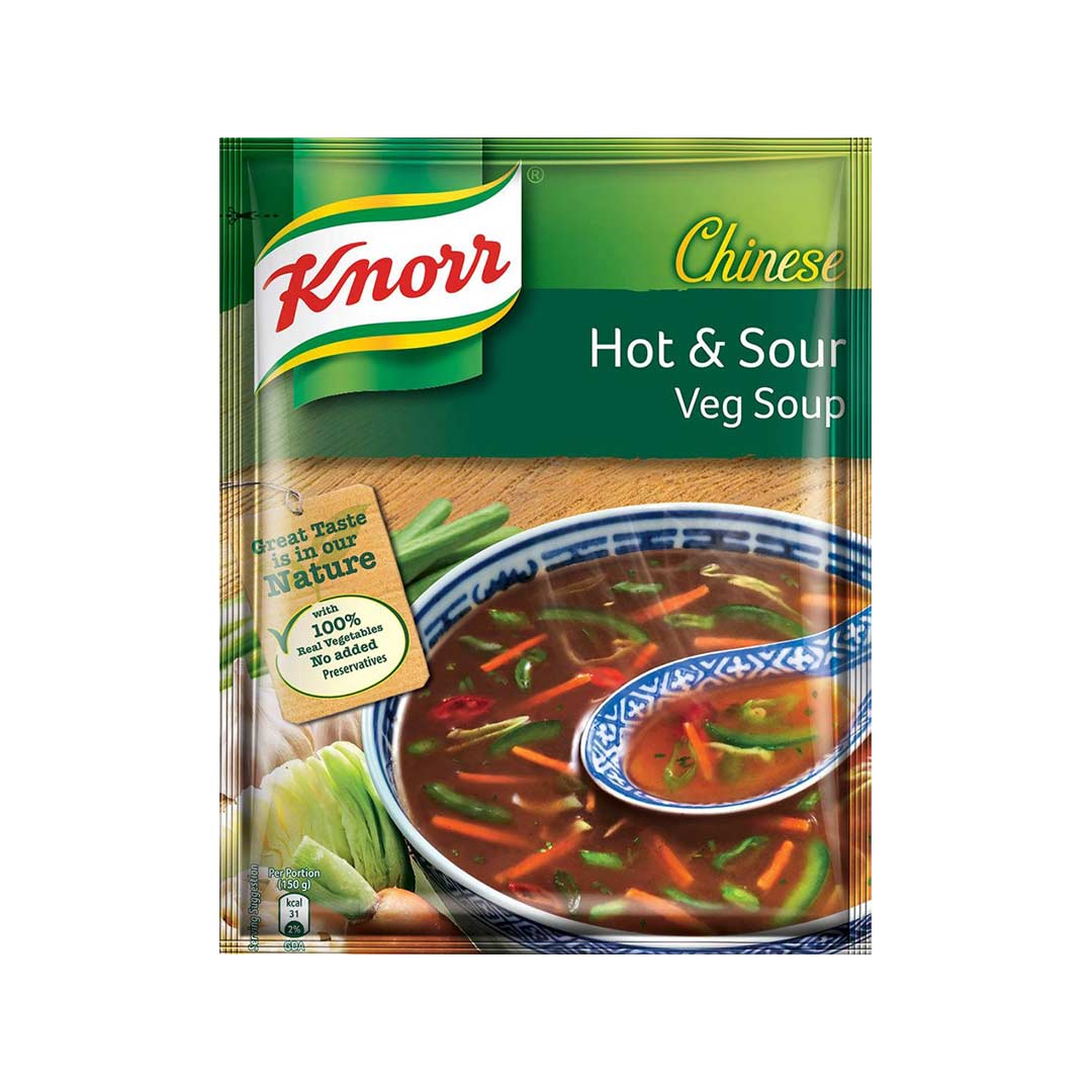 KNORR HOT N SOUR VEG SOUP 43GM