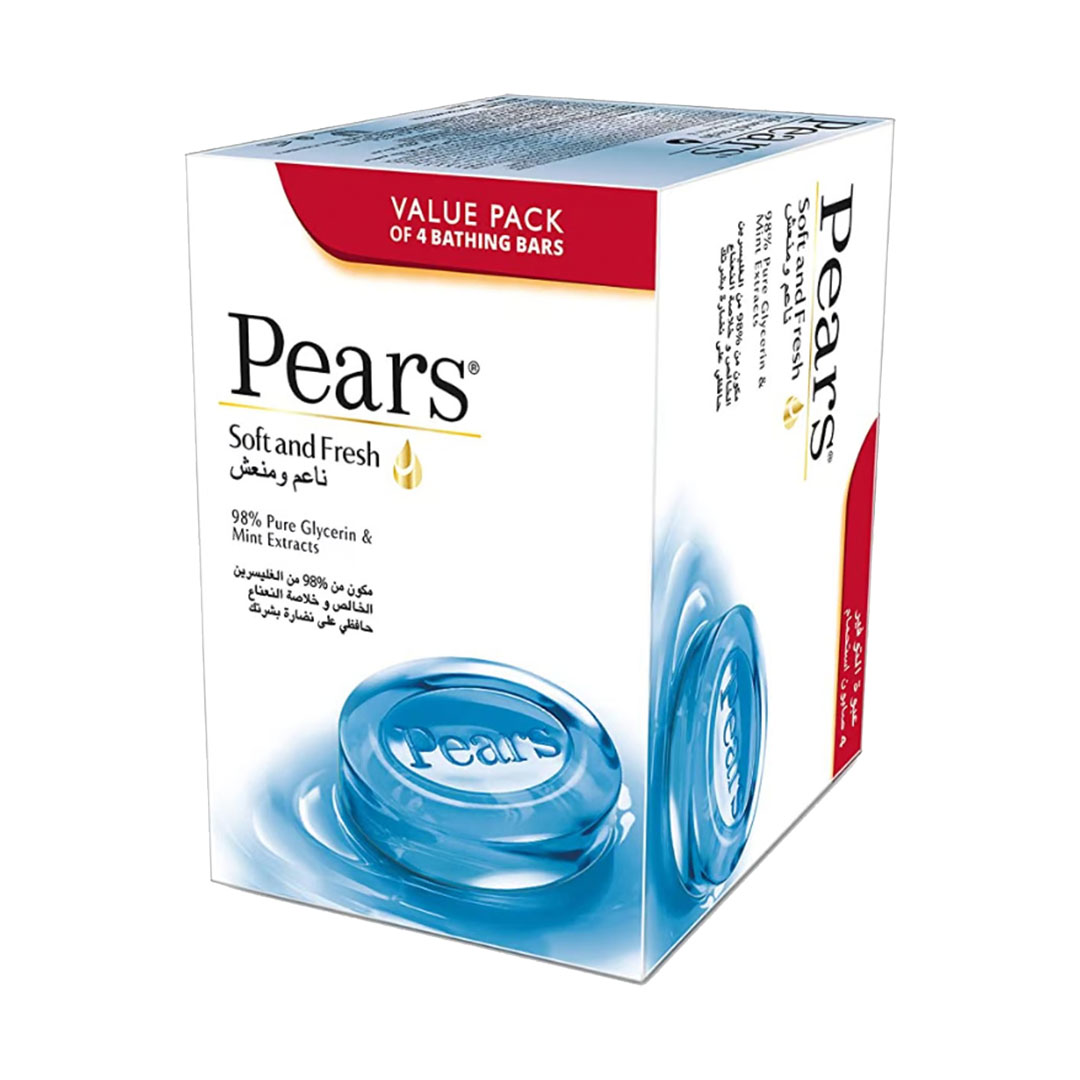 Pears Soft & Fresh Soap 125G - Value Pack