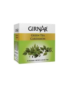 GREEN TEA CARDAMOM 10 TEA BAGS