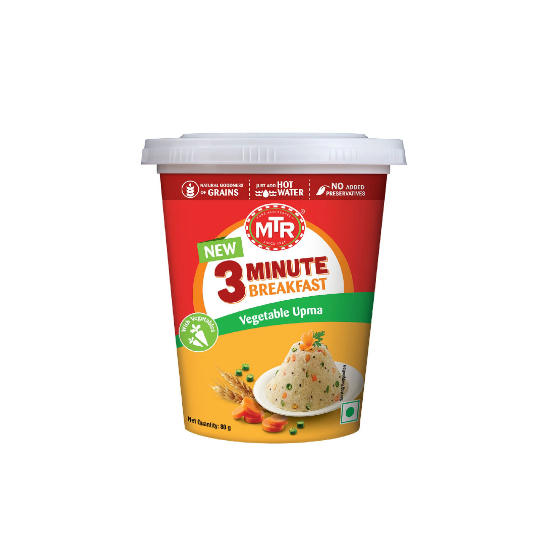 MTR 3-MIN VEGETABLE UPMA 80 GM