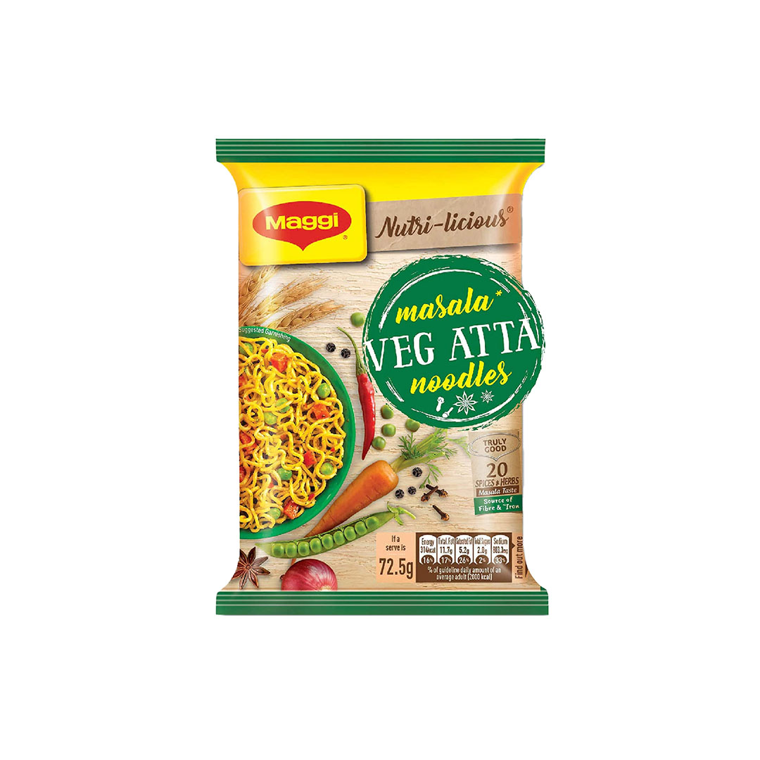 MAGGI VEG ATTA NOODLES 72.50 GM