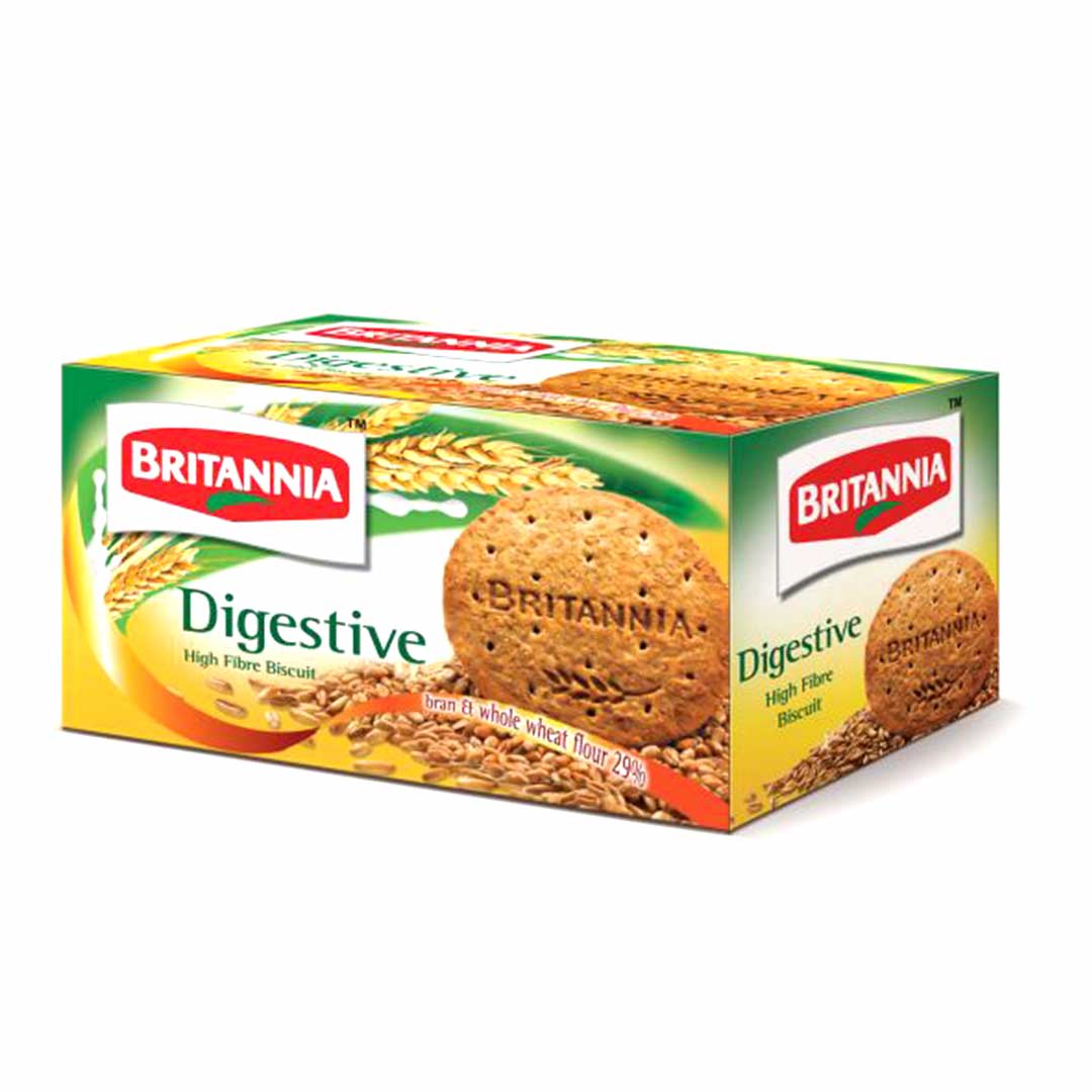 BRITANNIA DIGESTIVE HIGH FIBRE BISCUIT 225 GM