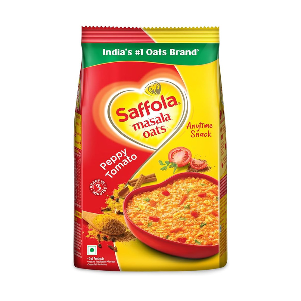 SAFFOLA PEPPY TOMATO MASALA OATS 500GM