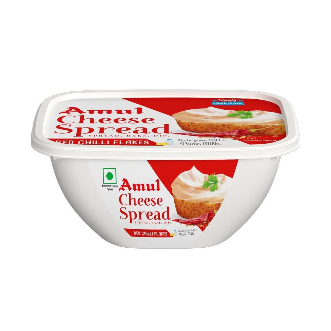 AMUL CHEESE SPREAD RED CHILLIE FLAKES 200GM