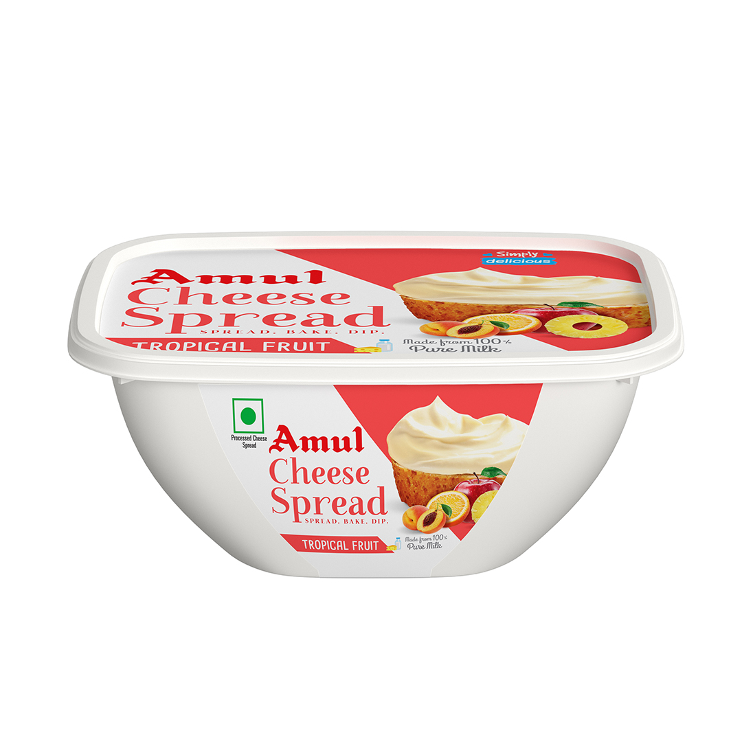 AMUL CHEESE SPREAD TROPICAL FRUIT 200GM