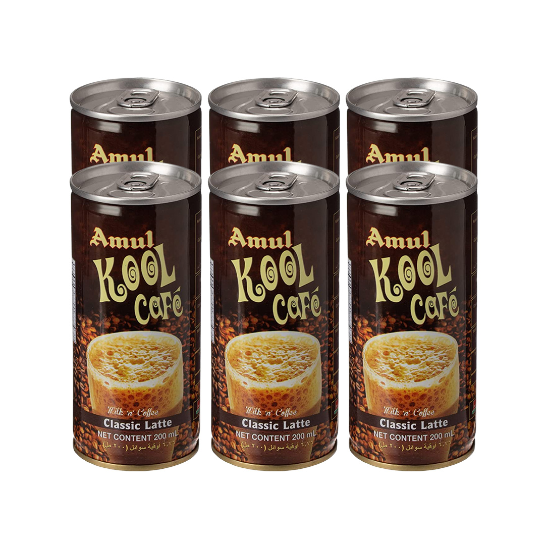 AMUL COOL CAFE CAN 200 MLX6