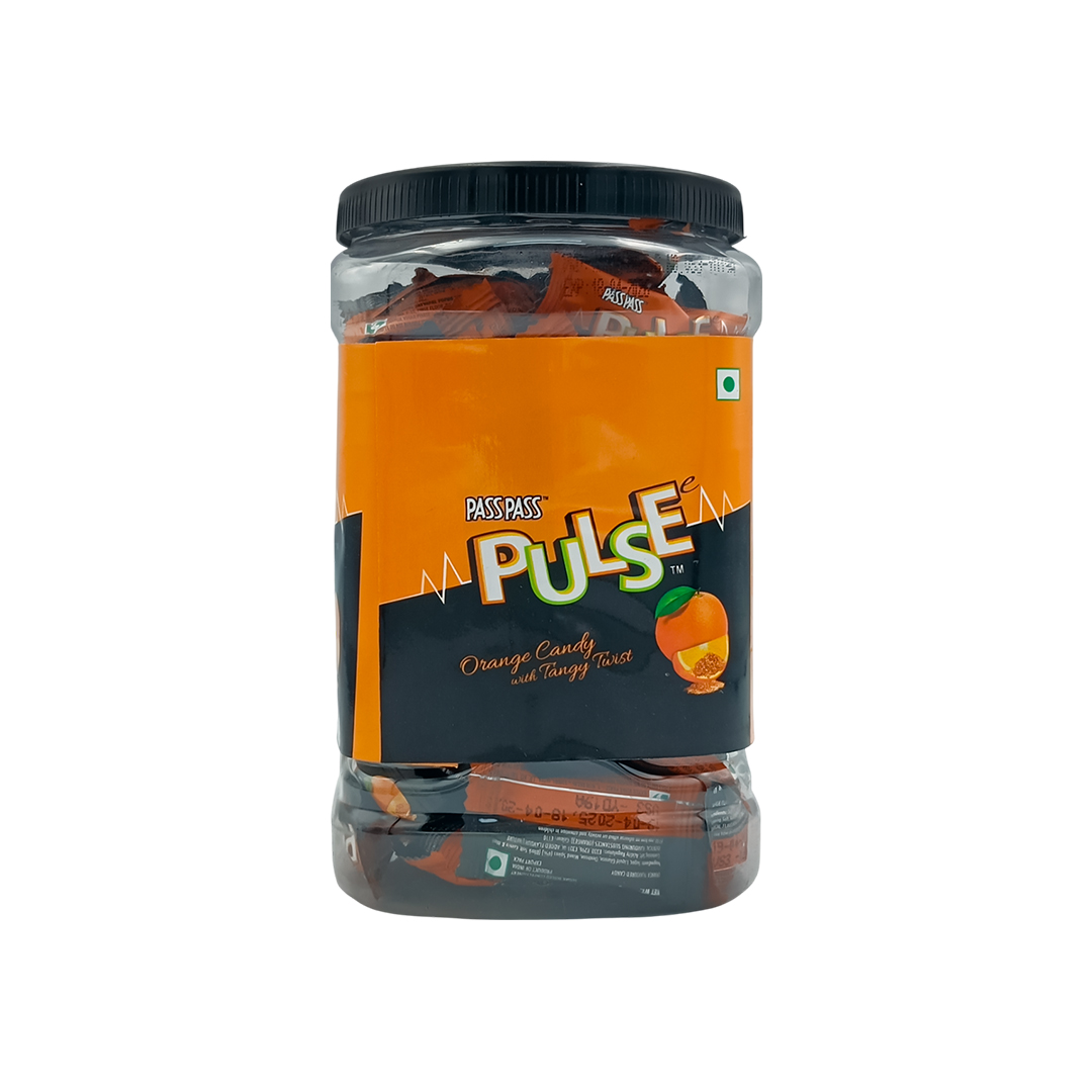 PASS PASS PULSE CANDY ORANGE 300GM