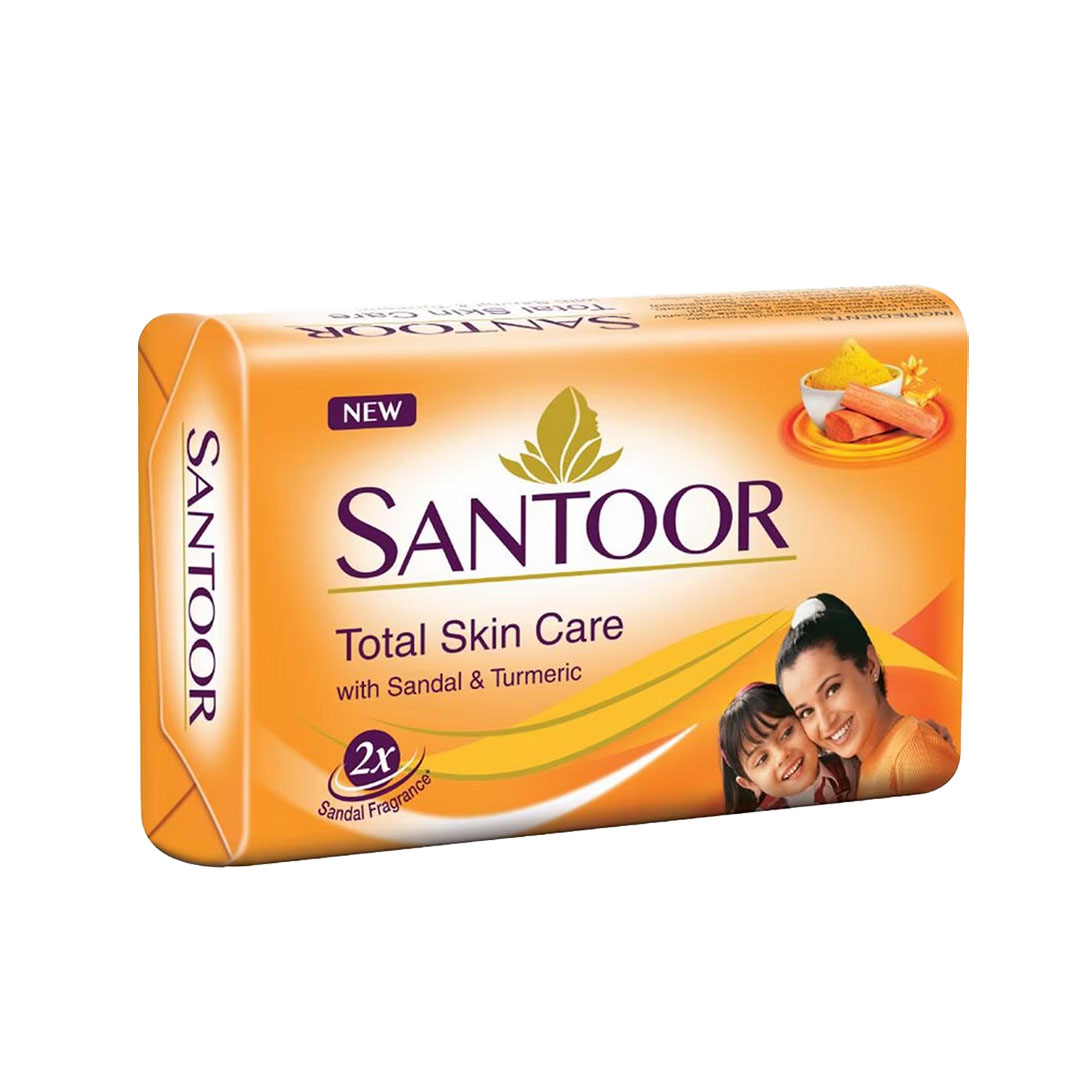 SANTOOR SANDAL & TURMERIC SOAP 125G