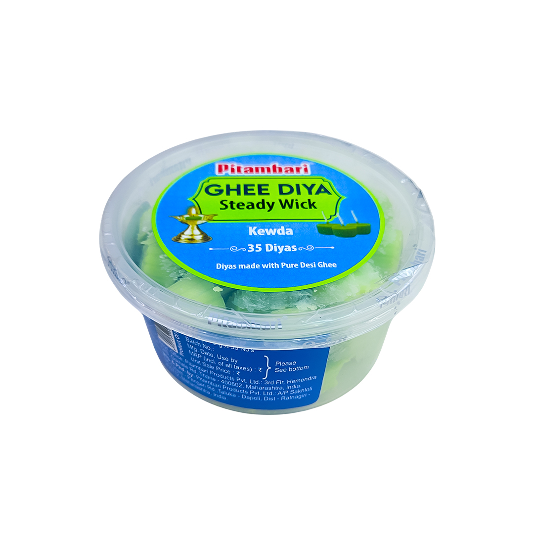 PITAMBARI KEWDA GHEE DIYA 35 PCS