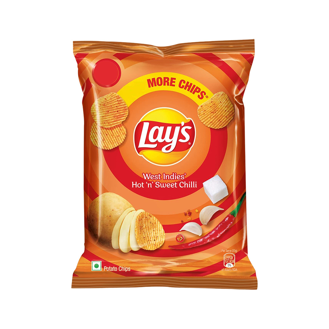 LAYS HOT & SWEET CHILLY 25GM