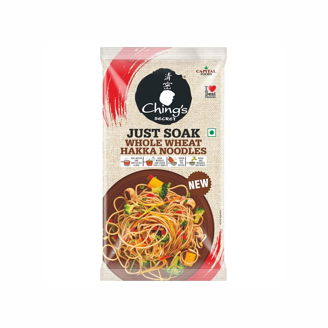 CHINGS WHOLE WHEAT HAKKA NOODLES 150GM