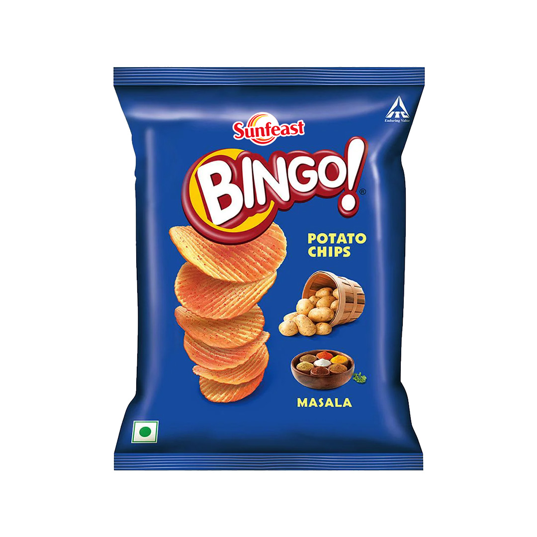 SUNFEAST BINGO MASALA POTATO CHIPS 110 GM