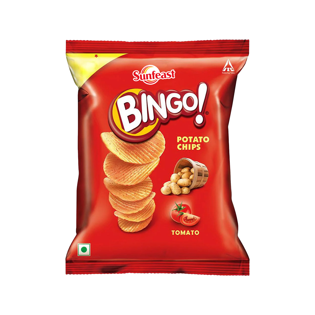 SUNFEAST BINGO TOMATO POTATO CHIPS 110 GM